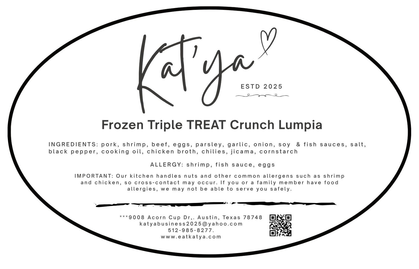 Frozen Triple TREAT Crunch Lumpia