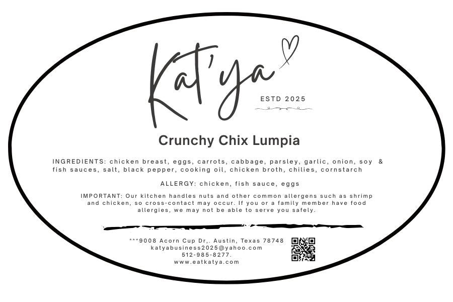 Crunchy Chix Classic Lumpia