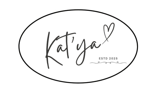 Elegant logo with 'Katya' and a heart, established in 2025